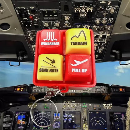 🚨📢 Airbus Warning Sound Simulator with Keyring