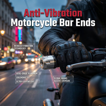 Motorcycle Handlebar Grip End Caps