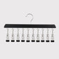 🏆 Premium Quality Wooden Clip Hanger — Strong Load-Bearing, Anti-Rust Metal Clips