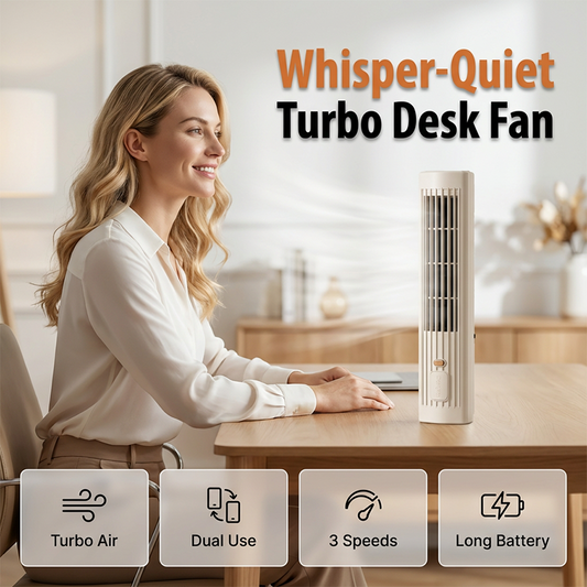 ❄️Rechargeable Vertical & Horizontal Air Circulator Fan