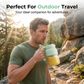 Portable Rechargeable Blender with Straw