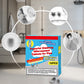 🧼🚿 Fizzing drain cleaner tablets – dissolve clogs, deodorize, safe for pipes!
