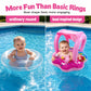 Yacht-Shaped Inflatable Kids Pool Float