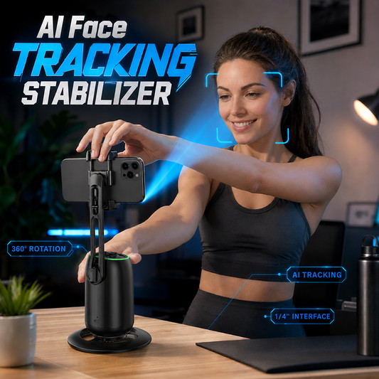 AI Face Tracking Stabilizer for Smartphones
