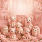 ⏳Limited-time 50% off⏰Pink Enchanted Forest DIY Felt Patchwork Kit🩷🧸🦌