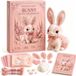 ⏳Limited-time 50% off⏰Pink Enchanted Forest DIY Felt Patchwork Kit🩷🧸🦌