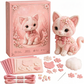 ⏳Limited-time 50% off⏰Pink Enchanted Forest DIY Felt Patchwork Kit🩷🧸🦌
