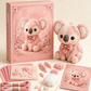 ⏳Limited-time 50% off⏰Pink Enchanted Forest DIY Felt Patchwork Kit🩷🧸🦌
