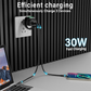 🔌⚡3-in-1 Wireless Wall Charger for Watch – 30W Fast Charge & Magnetic Dock