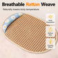 🔥Summer Hot Sale 50% OFF🧊Summer Cooling Dog Bed with Rattan Mat and Supportive Pillow Border
