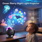 Ocean Starry Sky Projector Night Light with Music for Kids Bedroom