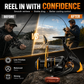 🎣TODAY ONLY ALL-🔥TIME LOW PRICE！🎣Must-have tool for all fishing lovers！Baitrunner Spinning Fishing Reel, Dual Brake System Smooth Silent Spinning Reel, Heavy Duty Sturdy Durable Saltwater Freshwater Reel for Lake River Shore Boat Fishing