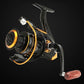 🎣TODAY ONLY ALL-🔥TIME LOW PRICE！🎣Must-have tool for all fishing lovers！Baitrunner Spinning Fishing Reel, Dual Brake System Smooth Silent Spinning Reel, Heavy Duty Sturdy Durable Saltwater Freshwater Reel for Lake River Shore Boat Fishing