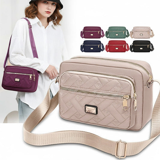 👜 Multi-Layer Waterproof Crossbody Purse Lightweight Shoulder Bag For Women