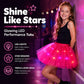 🏆 Last Day 50%OFF!🎁LED Light Up Sequin Tutu Skirt Star Mesh Princess Skirt for Girls and Adults