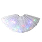 🏆 Last Day 50%OFF!🎁LED Light Up Sequin Tutu Skirt Star Mesh Princess Skirt for Girls and Adults