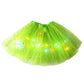 🏆 Last Day 50%OFF!🎁LED Light Up Sequin Tutu Skirt Star Mesh Princess Skirt for Girls and Adults