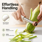 3-in-1 Retractable Fruit Peeler and Corer with 304 Stainless Steel Blade