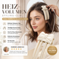 💇 Cordless heated root-volumizing clip – portable travel styling tool for fine, flat hair