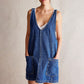 👗 Women's Fashion Denim Backless Dress
