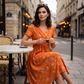 💃2026 Summer Hot Sale 70% OFF🌿⏳Women's V-Neck Floral Print Dress with Twist Waist