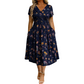 💃2026 Summer Hot Sale 70% OFF🌿⏳Women's V-Neck Floral Print Dress with Twist Waist