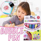 🔮Magic Pen – Draw 3D with one stroke!🎄 DIY Bubble Popcorn Drawing Pens