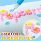 🔮Magic Pen – Draw 3D with one stroke!🎄 DIY Bubble Popcorn Drawing Pens