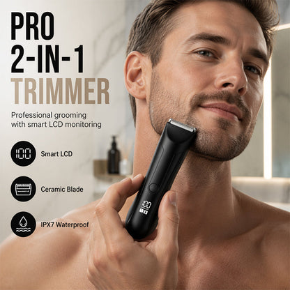 🪒 Save 50%! ✨ Men's 2‑in‑1 Body Hair Trimmer – Compact & versatile grooming ✨