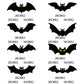 🦇 50% Off 🎃 Halloween 3D Bat Decor Stickers Set