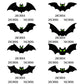 🦇 50% Off 🎃 Halloween 3D Bat Decor Stickers Set