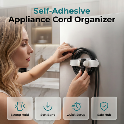 📢📢50% OFF !! ⏰Self-Adhesive Silicone Appliance Cord Organizer