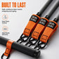 📏 Portable Pilates Bar Kit with 6 Resistance Bands – Adjustable Straps for 5’3″+, Full-Body Toning for Home & Travel 💪🧘‍♀️