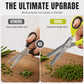 Multi-Layer Stainless Steel Kitchen Scissors