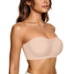 💞💞Womens Strapless Bras Push Up Bandeau Bra Non Slip Wireless Supportive Padded Bras Seamless Comfortable Tube Jelly Bra