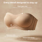 💞💞Womens Strapless Bras Push Up Bandeau Bra Non Slip Wireless Supportive Padded Bras Seamless Comfortable Tube Jelly Bra