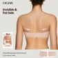 💞💞Womens Strapless Bras Push Up Bandeau Bra Non Slip Wireless Supportive Padded Bras Seamless Comfortable Tube Jelly Bra