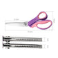 ✂️ Multipurpose Pinking Shears for Neat Zig for Neat Zigzag Fabric Edges