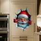 🎄❄️ Early Christmas Sale – 50% OFF!! 🎅 "Santa’s Surprise" 3D Wall Decals