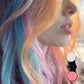 Quick Single-Use Hair Dye Powder Cake