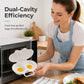 🥚 50% OFF + BUY 1 GET 1 FREE! Dual Cavity Microwave Egg Poacher – Quick oil‑free cooking, food‑grade PP & versatile. Perfect for busy mornings – healthy breakfast in minutes! ⚡🍳