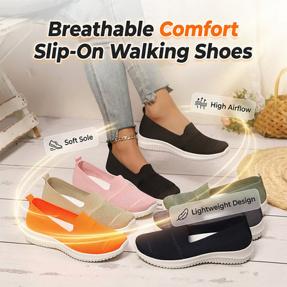 🎁New Arrivals 50% OFF💥Women's Breathable Mesh Slip-On Walking Shoes