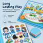 🧠 Magnetic Quiet Book for Boys Girls – Folding Interactive Puzzle Toy