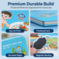 🧠 Magnetic Quiet Book for Boys Girls – Folding Interactive Puzzle Toy