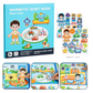 🧠 Magnetic Quiet Book for Boys Girls – Folding Interactive Puzzle Toy