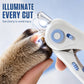 Pet Nail Clipper with Quick Sensor Light