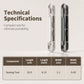 Multi-Functional Sewing Tool with Threader and Stitch Ripper