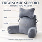 🥳2026 HOT SALE🥳💞50K+ SOLD! 🛋️📖 50% OFF! Multi‑Functional Waist Support Reading Pillow – High‑back support, cushioned headrest & padded side armrests. Velvet‑feel cover, removable washable – perfect for bed, sofa & floor! From £6.99! 🛏️💤