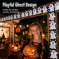 Halloween Holographic Laser Ghost Border Sticker