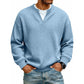 ✨ 50% OFF – Men's Layered-Look Waffle T-Shirt | Comfortable everyday style with elegant texture 👚